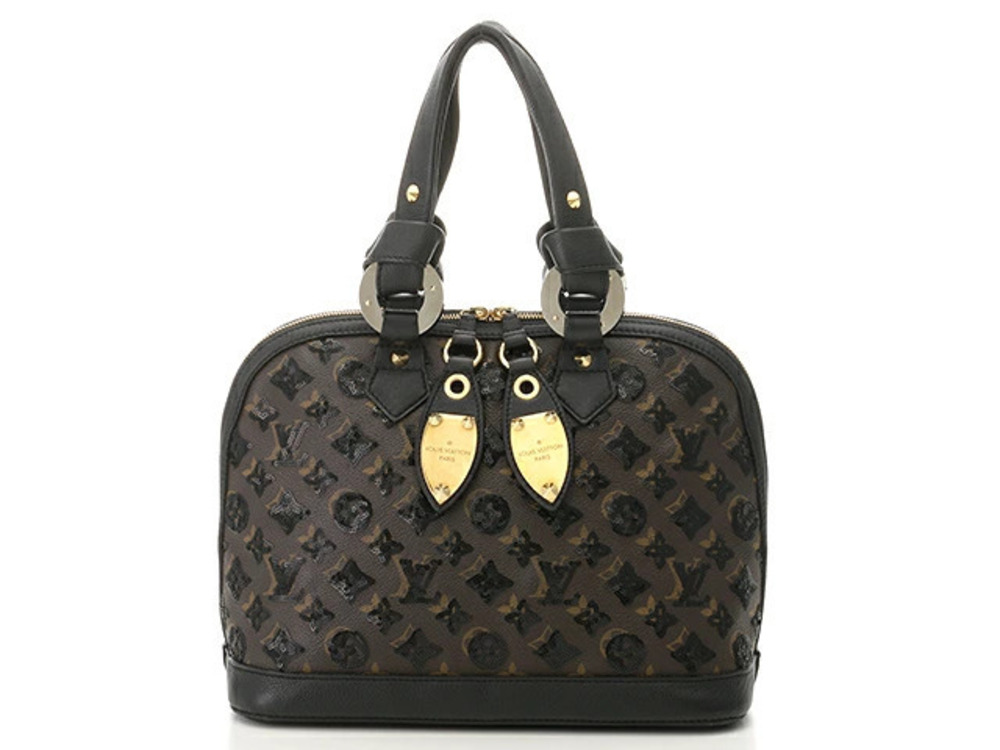 LOUIS VUITTON Alma Monogram Eclipse Black